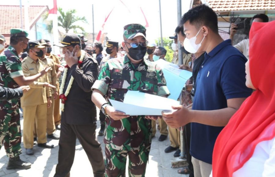 Pembukaan TMMD ke-114 Banyak pelayanan di Desa Tunggunjagir