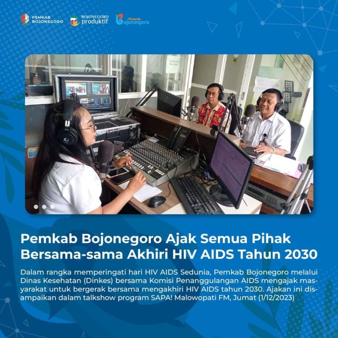 Pemkab Bojonegoro  Ajak Masyarakat Untuk Bergerak Bersama Mengakhiri HIV AIDS Tahun 2030