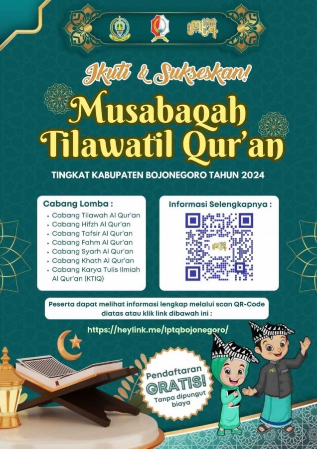 Pemkab Bojonegoro Akan Gelar MTQ 2024 Ciptakan Generasi Cinta Al-Qur’an