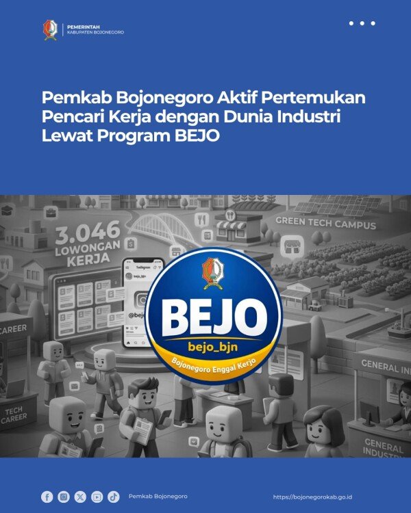 Pemkab Bojonegoro Aktif Pertemukan Pencari Kerja dengan Dunia Industri Lewat Program BEJO