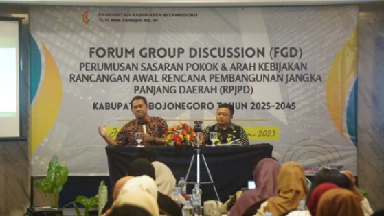 Pemkab Bojonegoro Gelar FGD Perumusan Sasaran Pokok Arah Kebijakan RPJPD 2025-2045