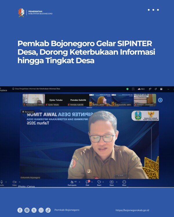 Pemkab Bojonegoro Gelar SIPINTER Desa