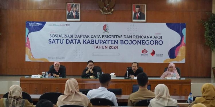 Pemkab Bojonegoro Gelar Sosialisasi Renaksi Satu Data 2024