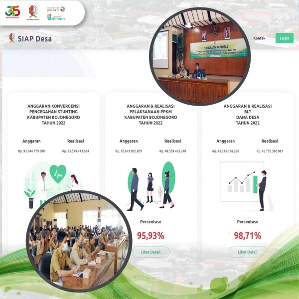Pemkab Bojonegoro Launching Fitur Penyaluran Dana Transfer pada SIAP Desa