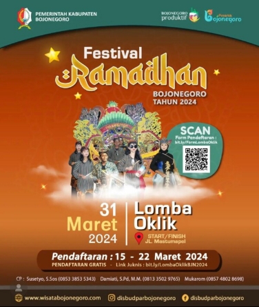 Pemkab Bojonegoro Lewat Disbudpar Gelar Lomba Oklik Untuk Lestarikan Tradisi Lokal