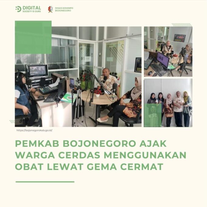 Pemkab Bojonegoro Lewat Program Siar Sapa Ajak Warga Cerdas Gunakan Obat Lewat Gema Cermat