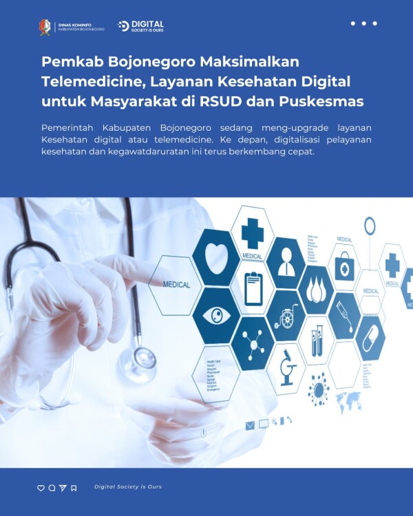 Pemkab Bojonegoro Maksimalkan Telemedicine