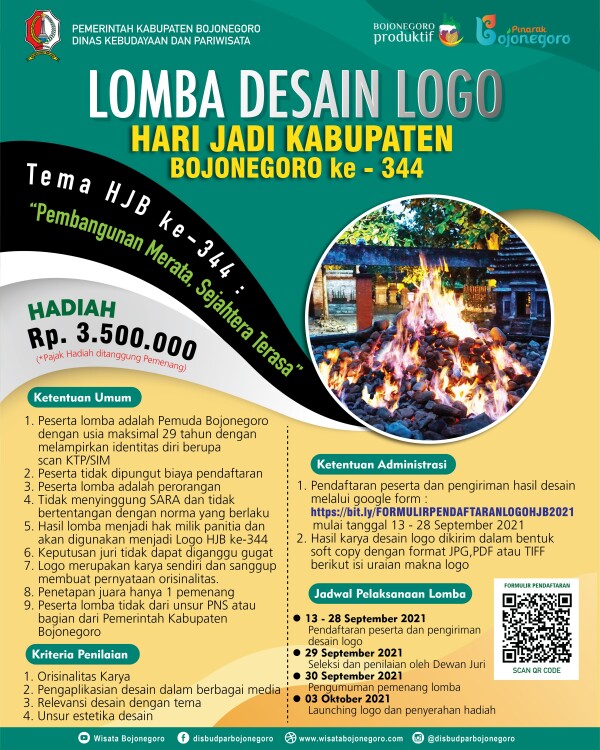 Pemkab Bojonegoro Adakan Lomba Desain Logo Hari Jadi Bojonegoro (HJB) ke-344