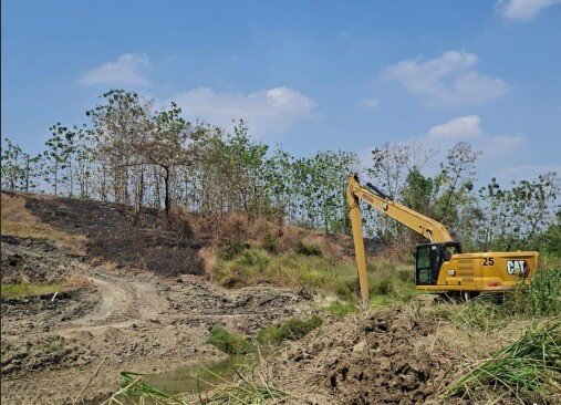 Pemkab Bojonegoro Normalisasi Kali Gandong di Purwosari