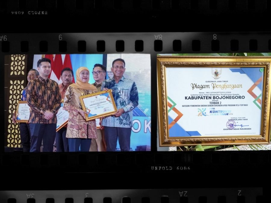 Pemkab Bojonegoro Raih Penghargaan Terbaik 2