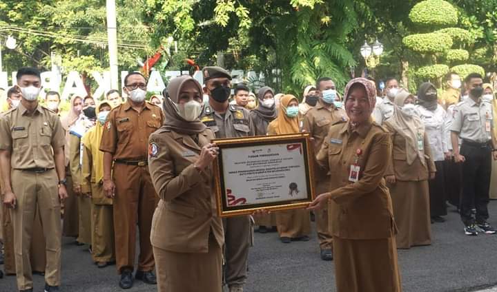 Pemkab Bojonegoro Raih Predikat Zona Integritas Layanan Terpadu Satu Pintu