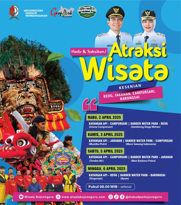 Pemkab Bojonegoro Suguhkan Aneka Atraksi Kesenian Sambut Pemudik
