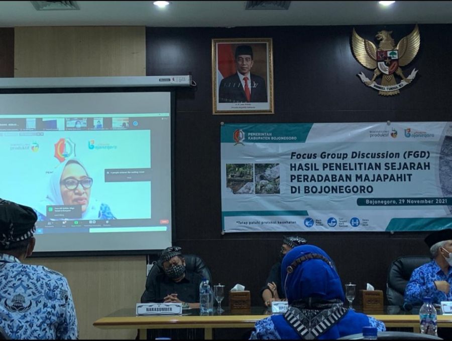 Pemkab Gelar FGD Sejarah, Bupati Anna Sangat Mendukung Adanya Penelitian Sejarah di Bojonegoro