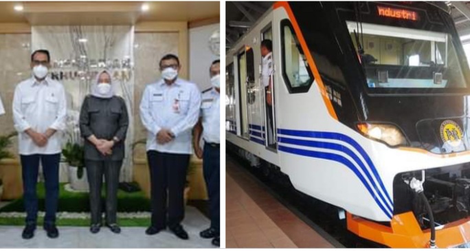 Pemkab Merealisasikan  Transportasi Massal Dengan Pengadaan Kereta Api Shuttle Train