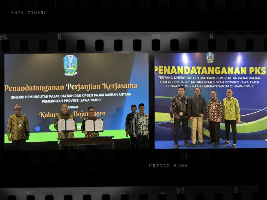 Pemprov Jatim Lakukan MOU Sinergi Pemungutan Pajak dan Opsen Pajak Daerah Antar Pemkab dan Pemkot