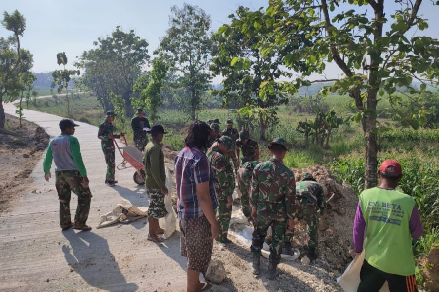 Penebalan dan pengurukan Jalan Masih diperlukan