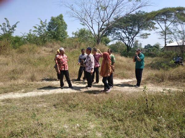 Peninjauan Lapangan, Pematokan Lahan, dan Pengukuran Tanah untuk RPH Banjarsari oleh BPN Tahun 2019