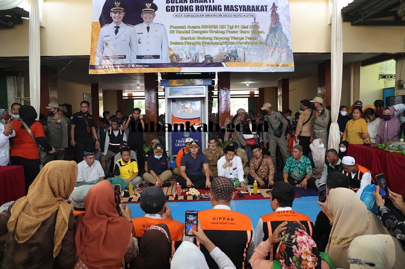 Peringatan BBGRM, Mas Lindra: Gotong Royong Pondasi Masyarakat Kabupaten Tuban Kuat