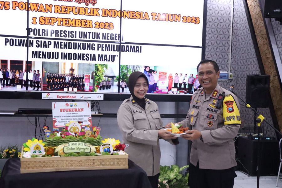 Peringati Hari Jadi Polwan ke-75, Polres Bojonegoro Gelar Tasyakuran