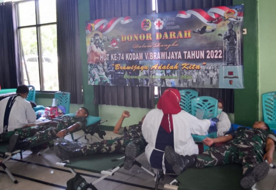 Peringati HJT dan HUT Kodam V Brawijaya Tahun 2022, Kodim 0813 Bojonegoro Gelar Bakti