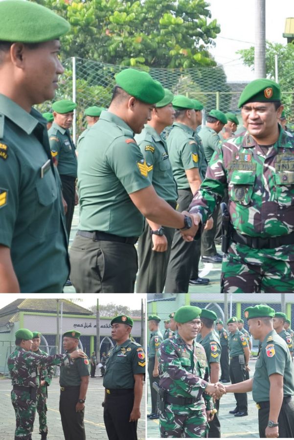 Periode April 2023, 60 Anggota Kodim 0813 Bojonegoro Naik Pangkat