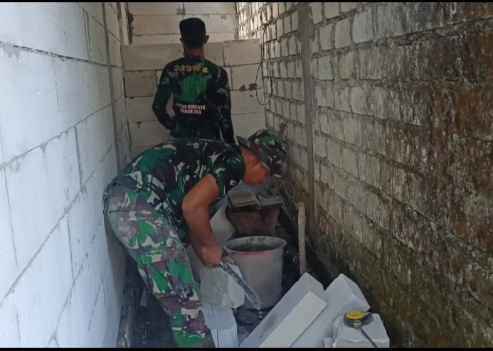 Perlahan tapi pasti, dinding jambanisasi mulai berdiri