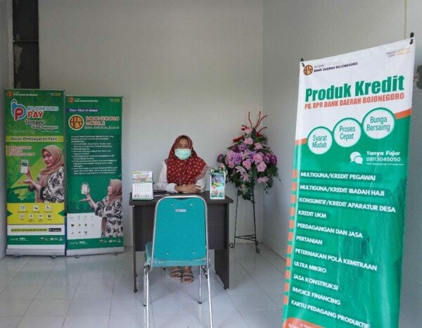 Permudah Layanan Kredit Pemegang KPP, Pemkab Bojonegoro Sediakan Payment Point BPR di Pasar Wisata