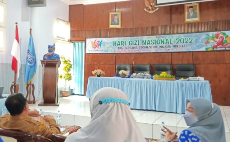 (Persagi) Menik Musyahadah Melakukan Aksi Bersama Cegah Stunting dan Obesitas