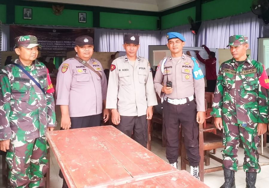 Petugas Gabungan di Kanor Bojonegoro Lakukan Pengamanan Kantor PPK