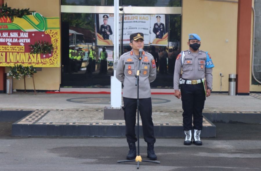 Pimpin Apel Perdana, Ini Arahan Kapolres Bojonegoro