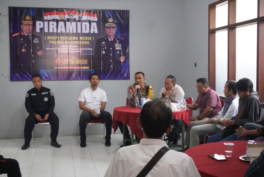 Piramida, Upaya Polres Bojonegoro Perkuat Sinergitas dengan Media