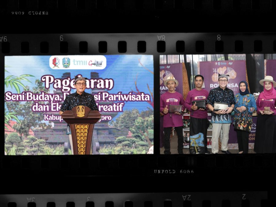 Pj. Bupati Bojonegoro Hadiri Pagelaran Seni Dengan Mengusung Tema “Romansa Bambu Jati Bojonegoro”