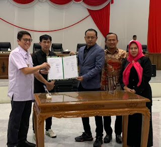 PJ Bupati Bojonegoro Hadiri Rapat Paripurna DPRD Paparkan LKPJ Tahun 2023