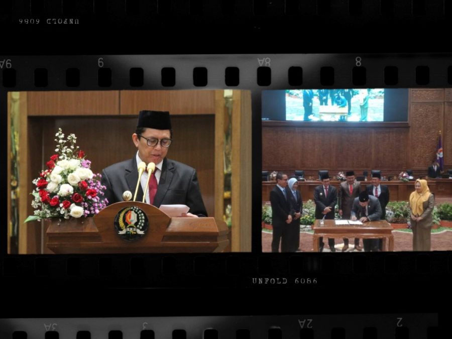 Pj Bupati Bojonegoro Hadiri Rapat Paripurna DPRD, Sampaikan Raperda APBD 2025
