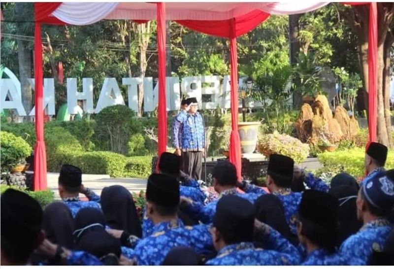 PJ Bupati Pimpin Upacara Harkitnas, Tumbuhkan Semangat Nasionalisme Menuju Indonesia Emas