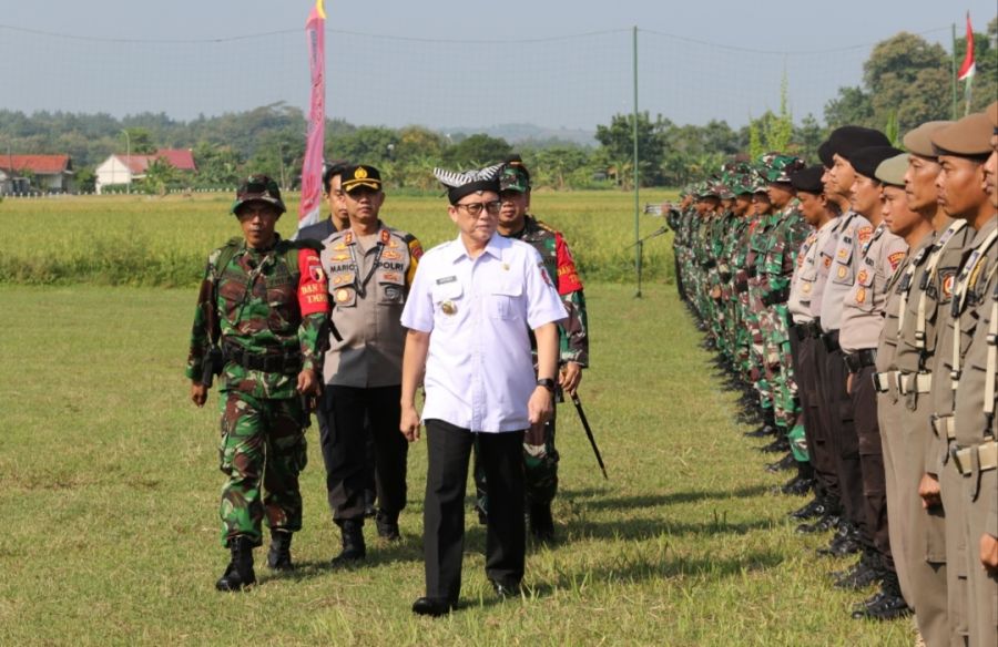 PJ Bupati Pimpin Upacara Pembukaan TMMD Bojonegoro Berpesan Untuk Terus Dukung Pelaksanaan Program