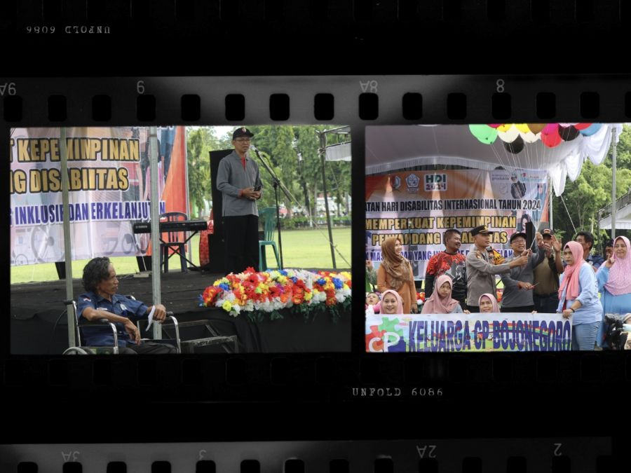 Pj Sekda Djoko Lukito Berangkatkan Parade Disabilitas Bojonegoro