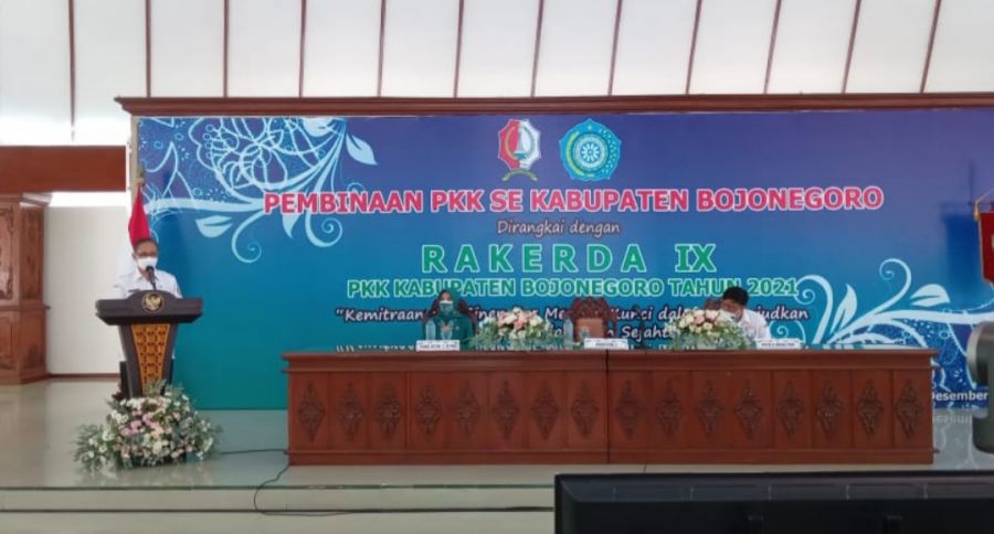 PKK Bojonegoro Tingkatkan Kapasitas Dengan Gelar Pembinaan Sekaligus RAKERDA IX