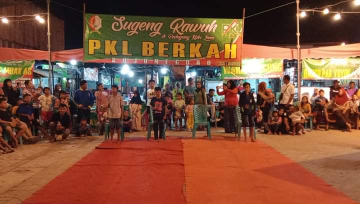 PKL Berkah Pasar Kuliner Bojonegoro akan Adakan Pertunjukan Reog