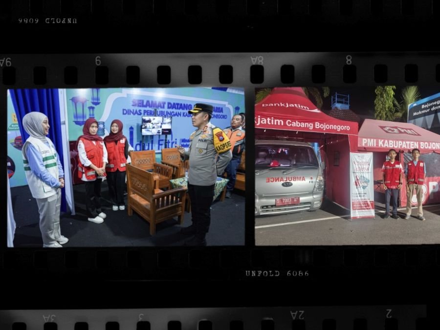 PMI Bojonegoro Siagakan Puluhan Personel di Rest Area UPT PKB Selama Masa Angkutan Lebaran 2026