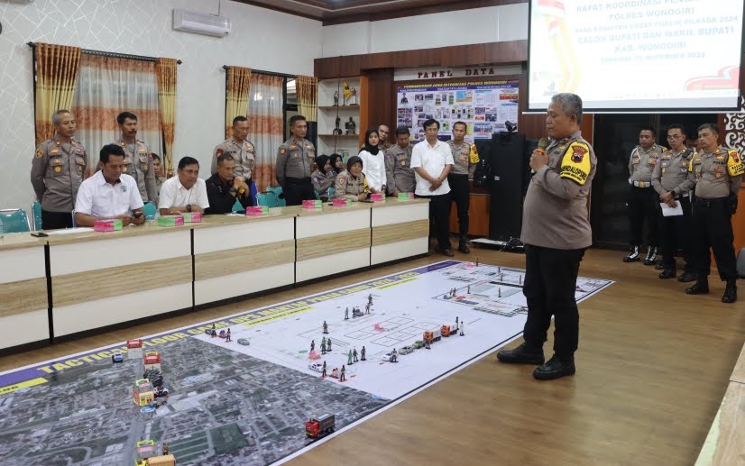Polda Jateng Turun Tangan Jelang Debat Pilkada Wonogiri 2024