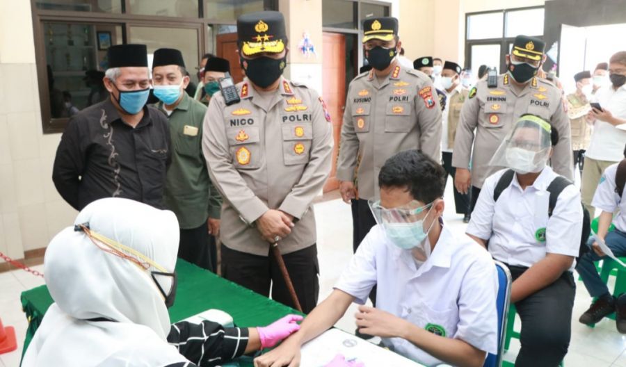 Polda Jatim Gandeng PWNU Jatim Sukseskan Vaksinasi