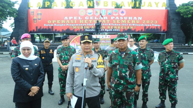 Polda Jatim Siapkan 19.593 Personil Gabungan Untuk Operasi Ketupat Semeru 2023