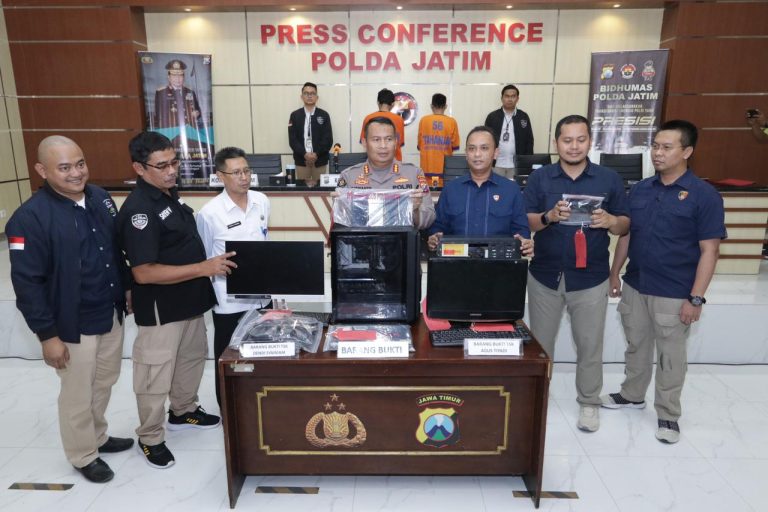 Polda Jatim Ungkap Peretas Website Milik Pemerintah, Dua Tersangka Diamankan