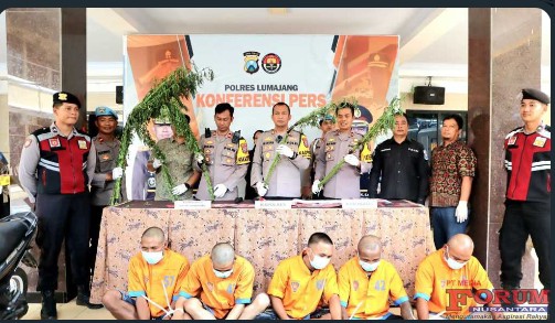Polisi Berhasil Ungkap Empat Kasus dan Amankan Lima Tersangka