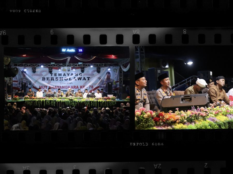 Polisi di Bojonegoro Gelar Sholawatan Berharap Kamtibmas dan Pilkada Aman