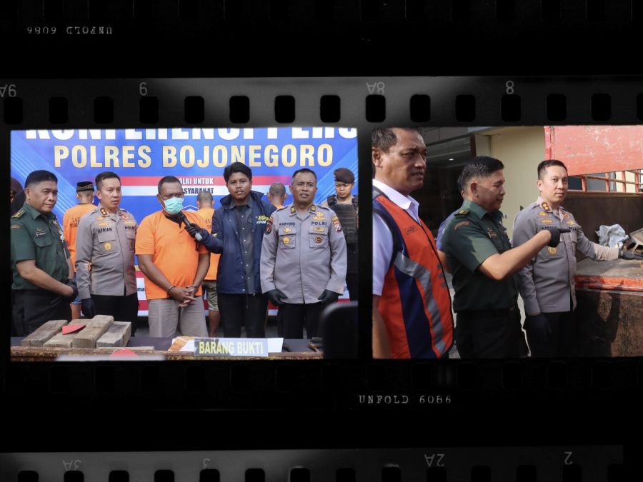 Polres Bojonegoro Berhasil Ungkap Kasus Pencurian Rel Kereta Api