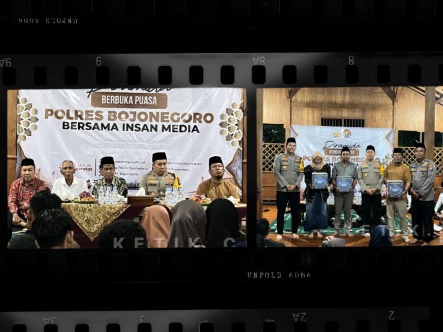 Polres Bojonegoro Gandeng Insan Pers Tebar Kebahagiaan untuk Yatim