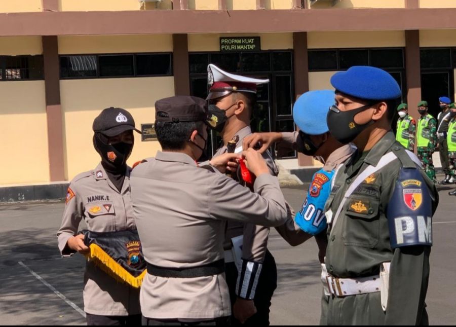 Polres Bojonegoro Gelar Apel Pasukan Operasi Ketupat Semeru 2022