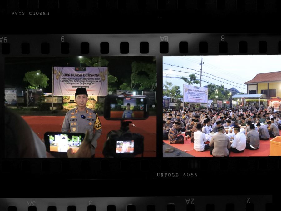 Polres Bojonegoro Gelar Buka Puasa Bersama dengan Kodim dan Masyarakat